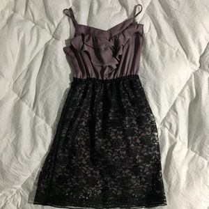 Lace and ruffle Xhilaration dress